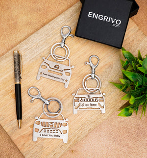 Personalised Car Keychain