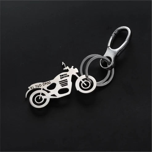 Personalised Bike Keychain